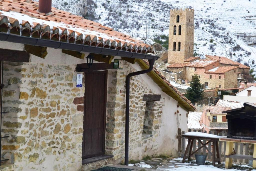 Apartament Casa Elpatiodelmaestrazgo Villarroya de los Pinares Zewnętrze zdjęcie